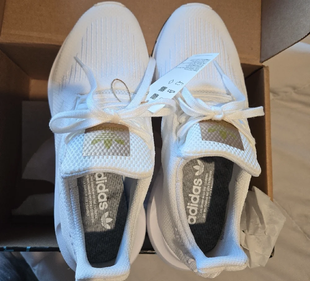 adidas Women's White Sneakers - Picture 4 of 4